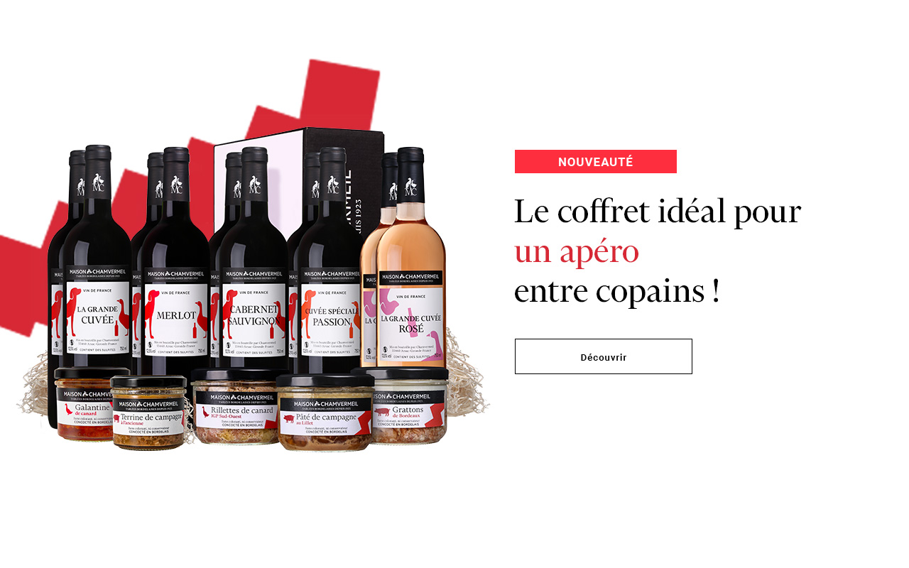 Nouveaux coffrets gastronomie et vins de Bordeaux 